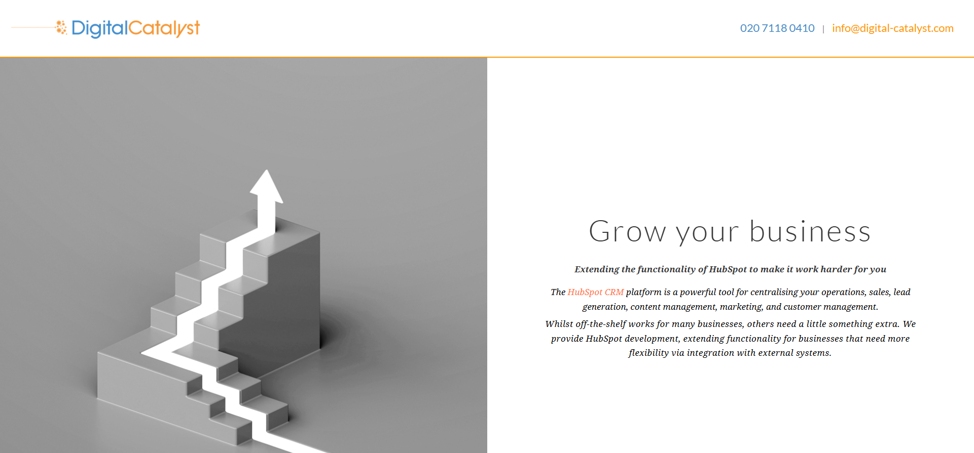 HubSpot Development Agency in London, UK - [www.digital-catalyst.com]