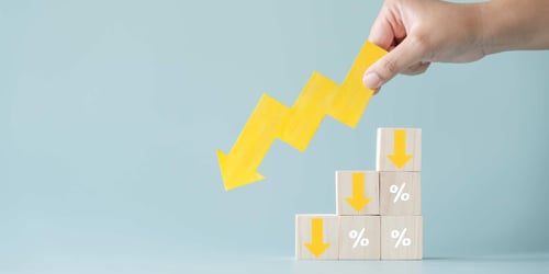 negative growth  downward trend