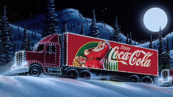 coca-cola christmas advert 2021 courtesy of The Sun